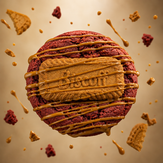 Biscoff Red Velvet Protein Cookie
