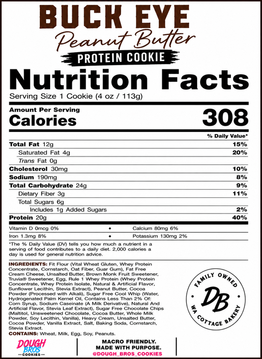 Buckeye Peanut Butter Cookie