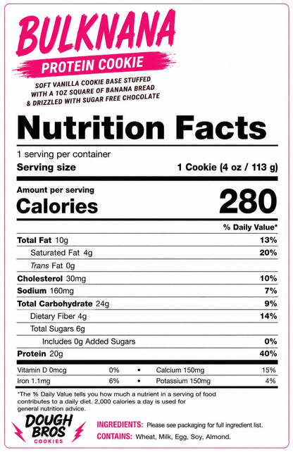 Bulknana Protein Cookie