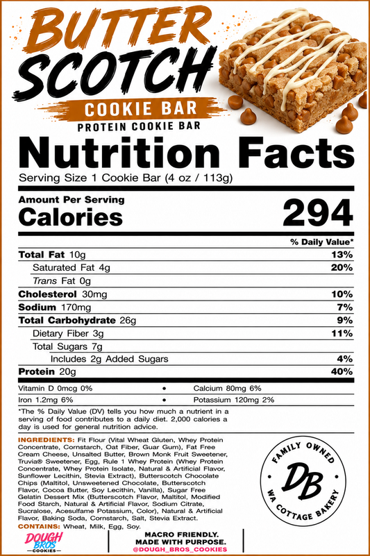 Butterscotch Blondie Bar