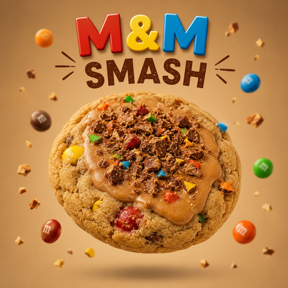 M&M Smash Protein Cookie