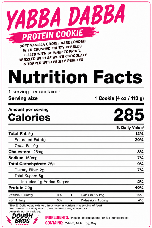 Yabba Dabba Protein Cookie