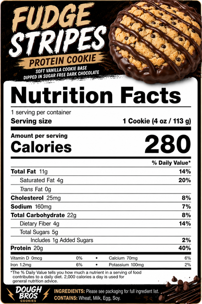 Stripes Fudge Cookie