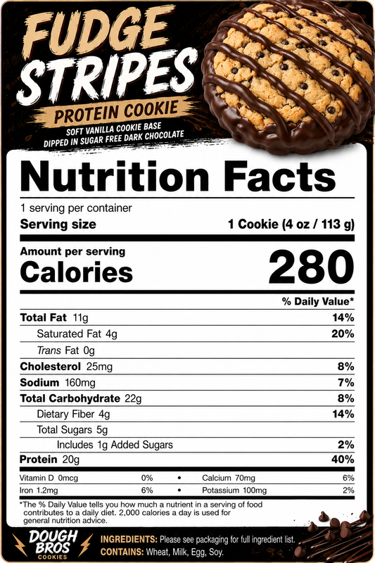 Stripes Fudge Cookie